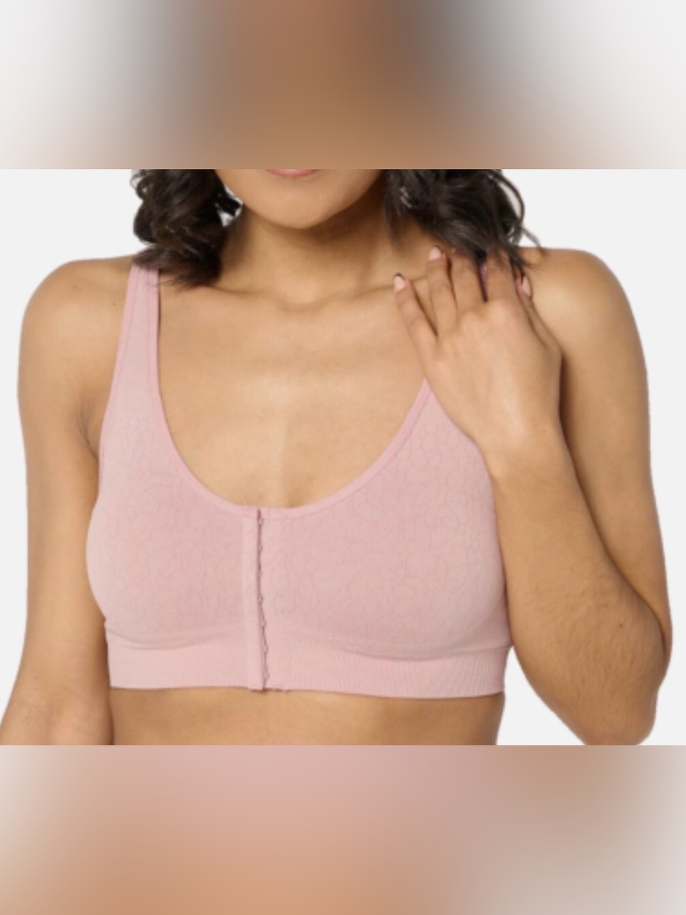 Breezies~Cooling Comfort Front Closure Wirefree Bra